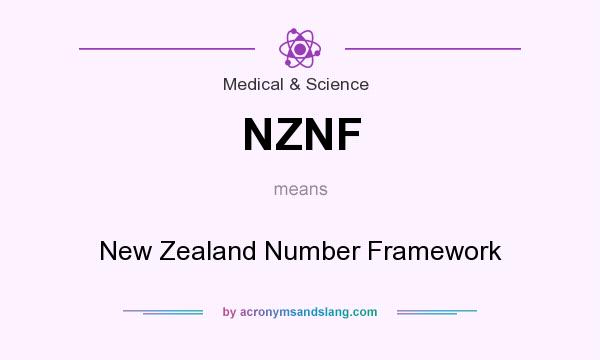 What does NZNF mean? It stands for New Zealand Number Framework