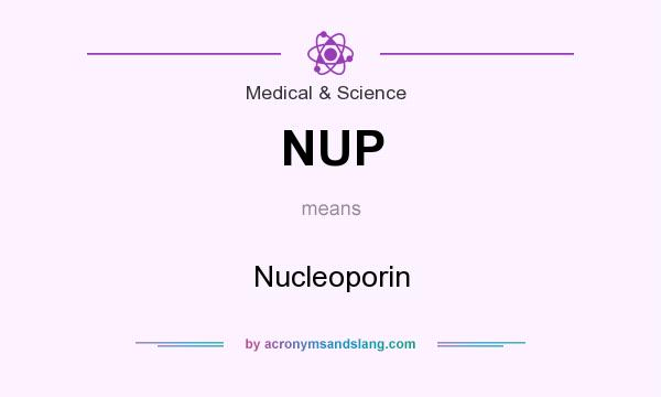 What does NUP mean? It stands for Nucleoporin