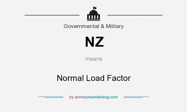 What does NZ mean? It stands for Normal Load Factor