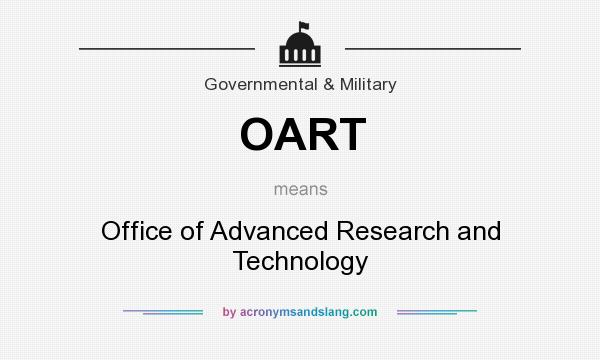 What does OART mean? It stands for Office of Advanced Research and Technology