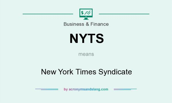What does NYTS mean? It stands for New York Times Syndicate