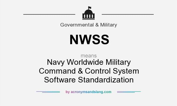 What does NWSS mean? It stands for Navy Worldwide Military Command & Control System Software Standardization
