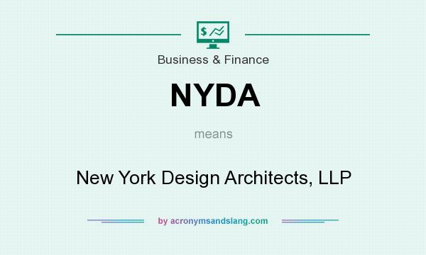 What does NYDA mean? It stands for New York Design Architects, LLP