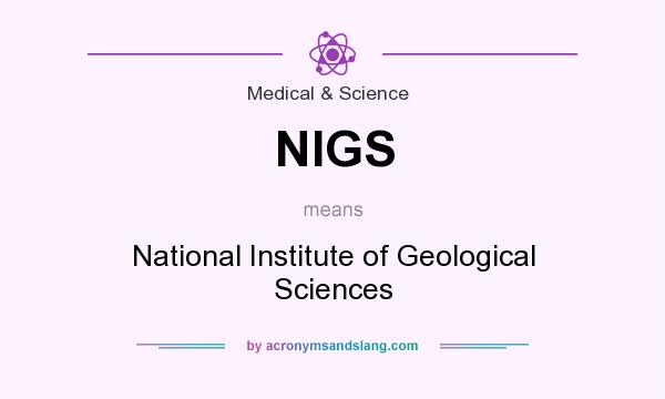 What does NIGS mean? It stands for National Institute of Geological Sciences