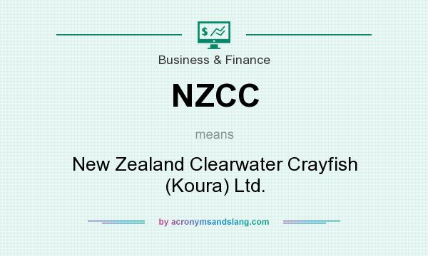 What does NZCC mean? It stands for New Zealand Clearwater Crayfish (Koura) Ltd.