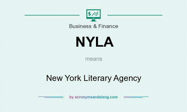What does NYLA mean? It stands for New York Literary Agency