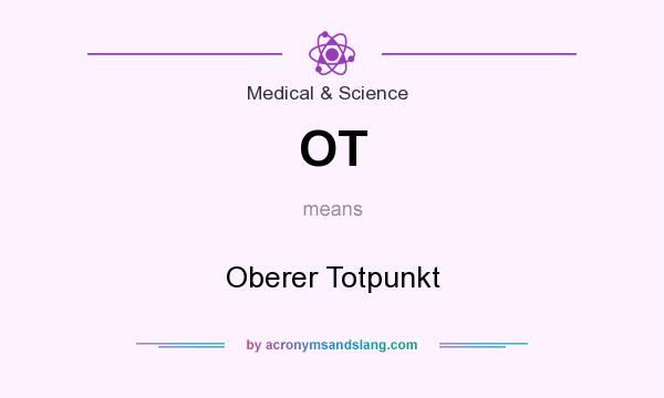 What does OT mean? It stands for Oberer Totpunkt