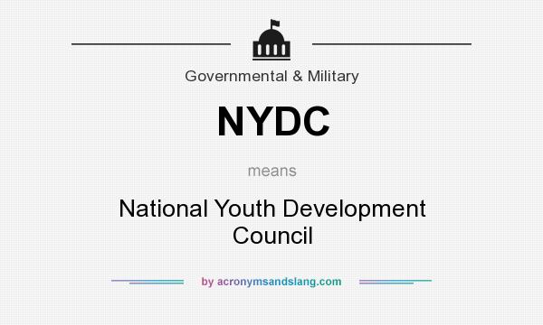 What does NYDC mean? It stands for National Youth Development Council