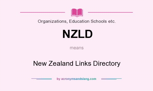 What does NZLD mean? It stands for New Zealand Links Directory
