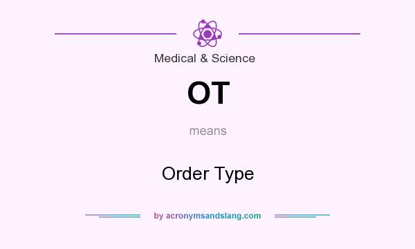 What does OT mean? It stands for Order Type