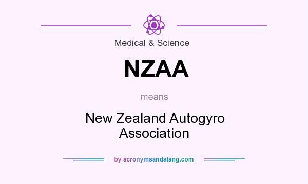 What does NZAA mean? It stands for New Zealand Autogyro Association