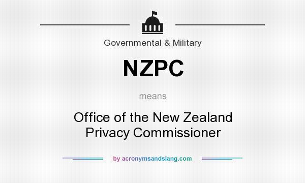 What does NZPC mean? It stands for Office of the New Zealand Privacy Commissioner