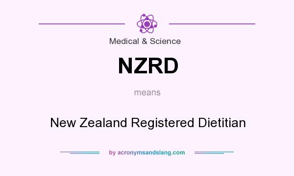 What does NZRD mean? It stands for New Zealand Registered Dietitian