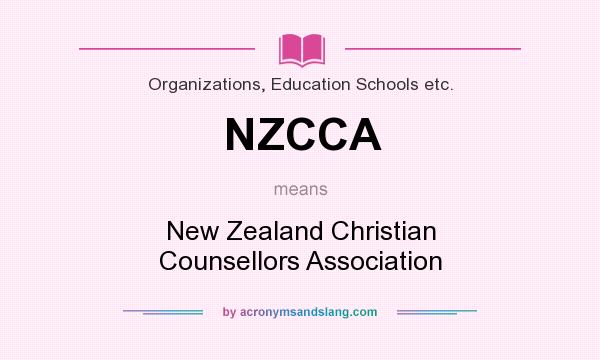 What does NZCCA mean? It stands for New Zealand Christian Counsellors Association