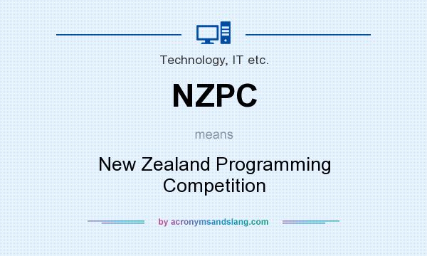 What does NZPC mean? It stands for New Zealand Programming Competition