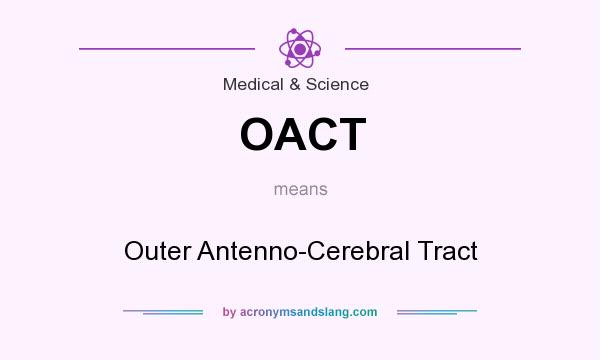 What does OACT mean? It stands for Outer Antenno-Cerebral Tract