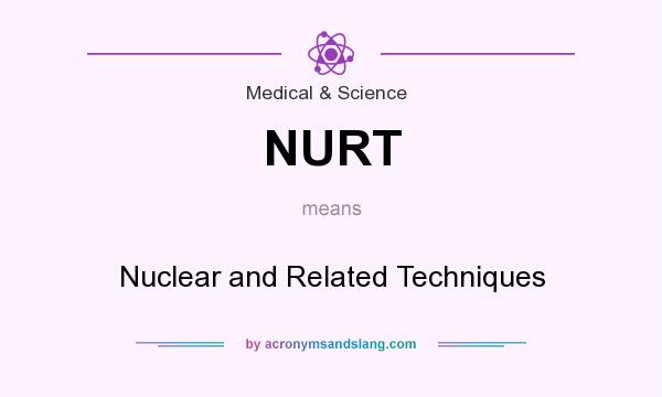 What does NURT mean? It stands for Nuclear and Related Techniques