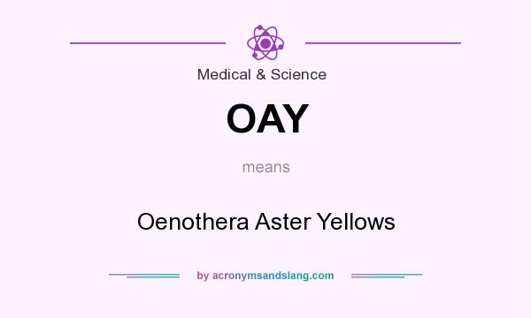 What does OAY mean? It stands for Oenothera Aster Yellows