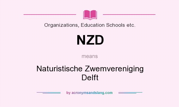 What does NZD mean? It stands for Naturistische Zwemvereniging Delft