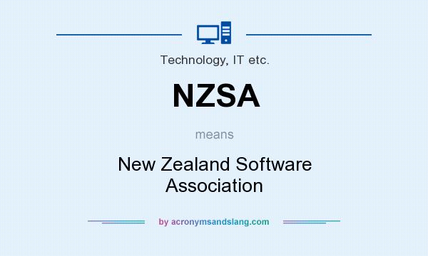 What does NZSA mean? It stands for New Zealand Software Association