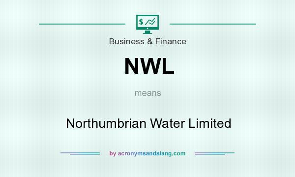 What does NWL mean? It stands for Northumbrian Water Limited