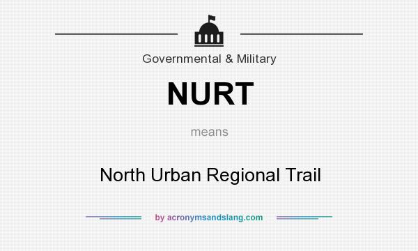 What does NURT mean? It stands for North Urban Regional Trail