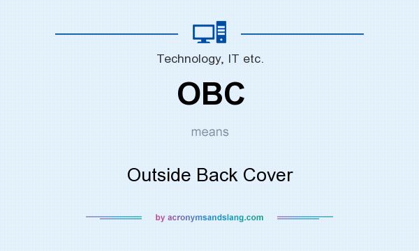 What does OBC mean? It stands for Outside Back Cover