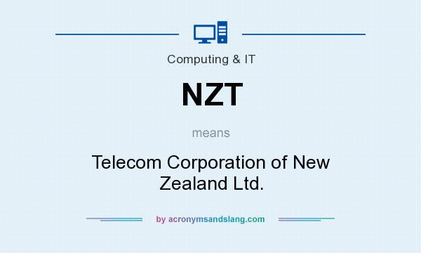 What does NZT mean? It stands for Telecom Corporation of New Zealand Ltd.