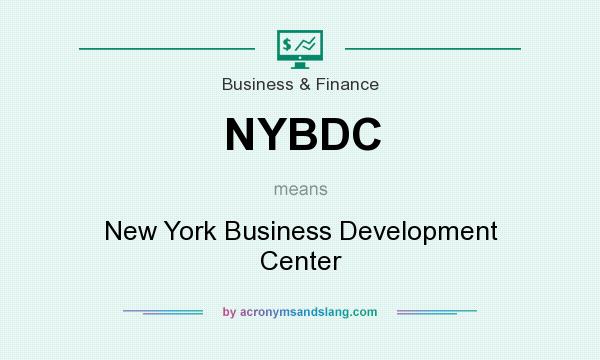 What does NYBDC mean? It stands for New York Business Development Center