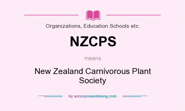 What does NZCPS mean? It stands for New Zealand Carnivorous Plant Society