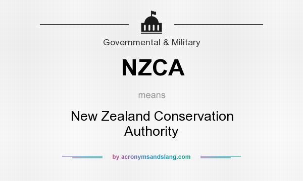 What does NZCA mean? It stands for New Zealand Conservation Authority