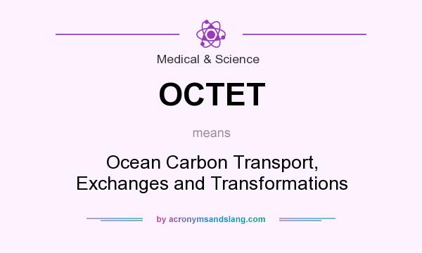 What does OCTET mean? It stands for Ocean Carbon Transport, Exchanges and Transformations