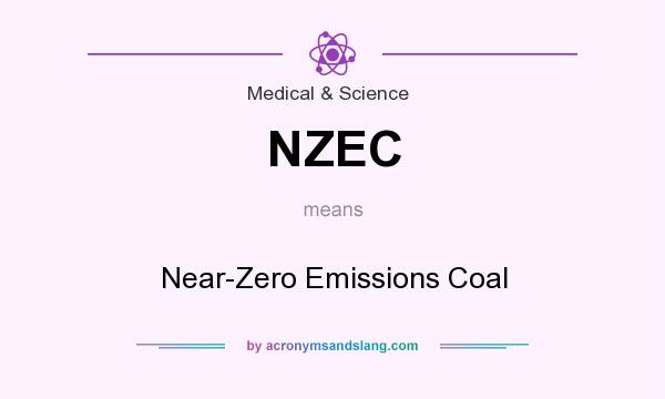 What does NZEC mean? It stands for Near-Zero Emissions Coal