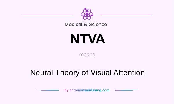 What does NTVA mean? It stands for Neural Theory of Visual Attention