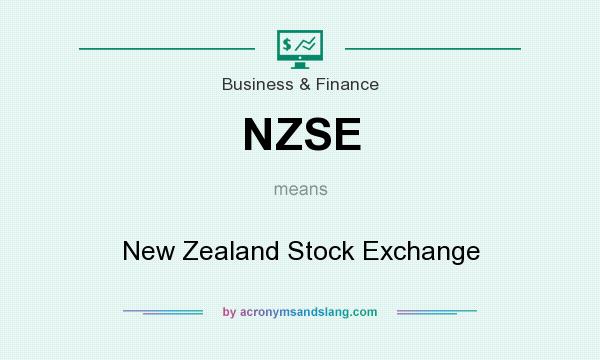 What does NZSE mean? It stands for New Zealand Stock Exchange