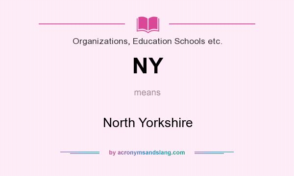 What does NY mean? It stands for North Yorkshire
