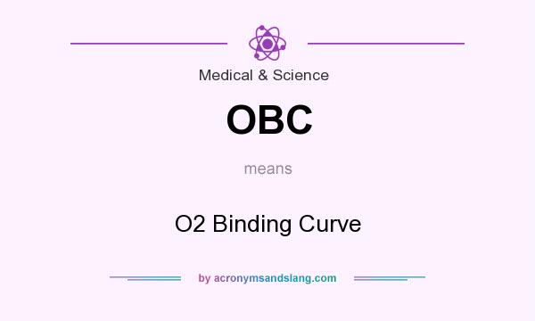 What does OBC mean? It stands for O2 Binding Curve