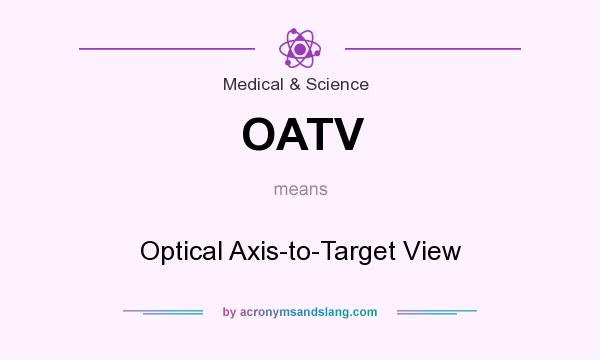 What does OATV mean? It stands for Optical Axis-to-Target View