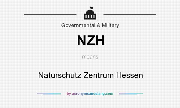 What does NZH mean? It stands for Naturschutz Zentrum Hessen