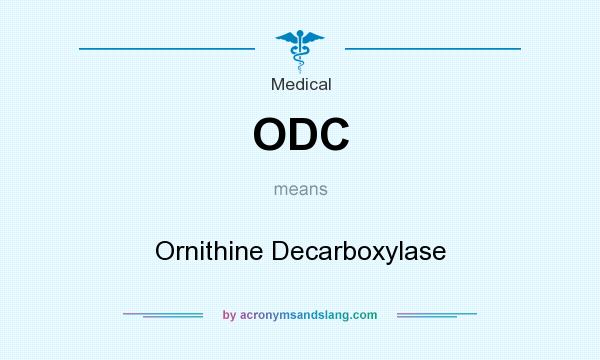 What does ODC mean? It stands for Ornithine Decarboxylase
