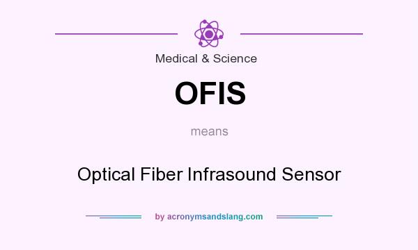 What does OFIS mean? It stands for Optical Fiber Infrasound Sensor