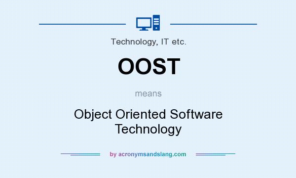 What does OOST mean? It stands for Object Oriented Software Technology