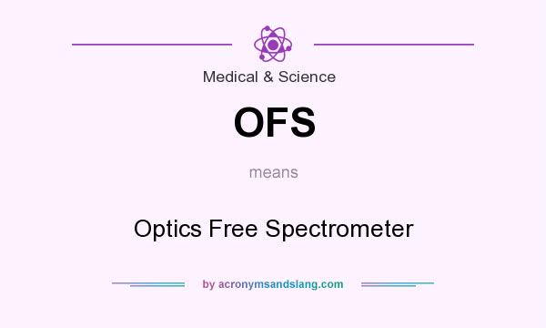 What does OFS mean? It stands for Optics Free Spectrometer