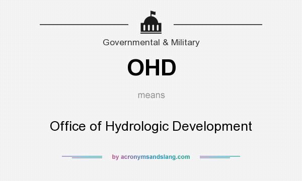 What does OHD mean? It stands for Office of Hydrologic Development