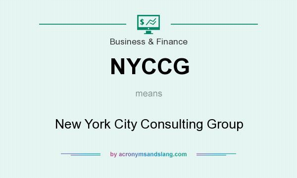 What does NYCCG mean? It stands for New York City Consulting Group