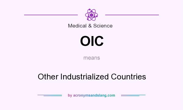 What does OIC mean? It stands for Other Industrialized Countries
