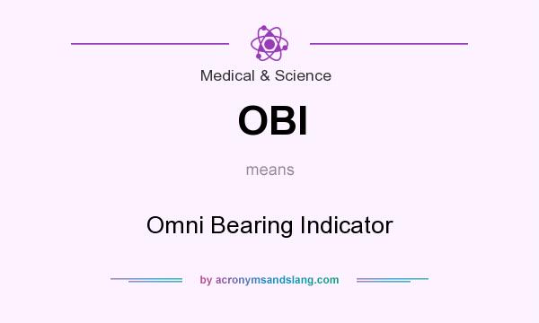 What does OBI mean? It stands for Omni Bearing Indicator