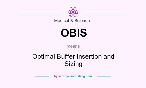 What does OBIS mean? It stands for Optimal Buffer Insertion and Sizing