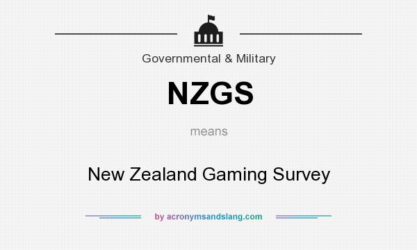What does NZGS mean? It stands for New Zealand Gaming Survey