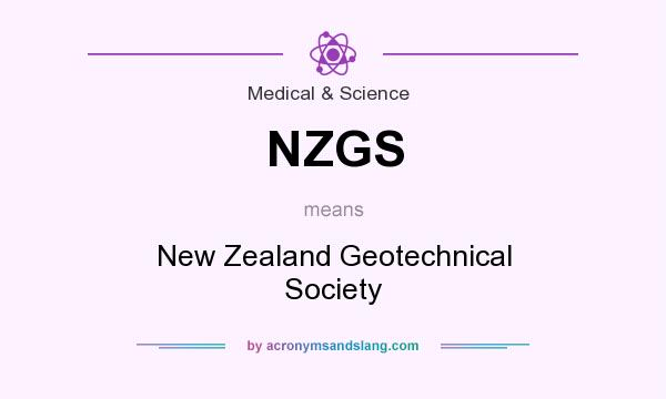 What does NZGS mean? It stands for New Zealand Geotechnical Society